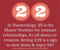 numerology birthday 22